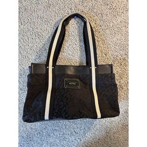 Tommy‎ Hilfiger Women's Handbag Faux Leather Purse Medium Black